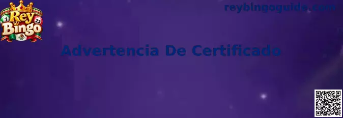 Advertencia De Certificado